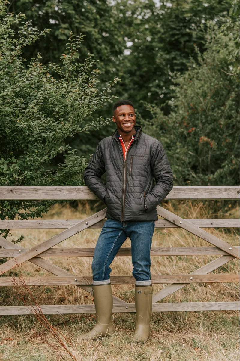 Le Chameau Mens Chasseur Neoprene Lined Wellington Vert Vierzon-5